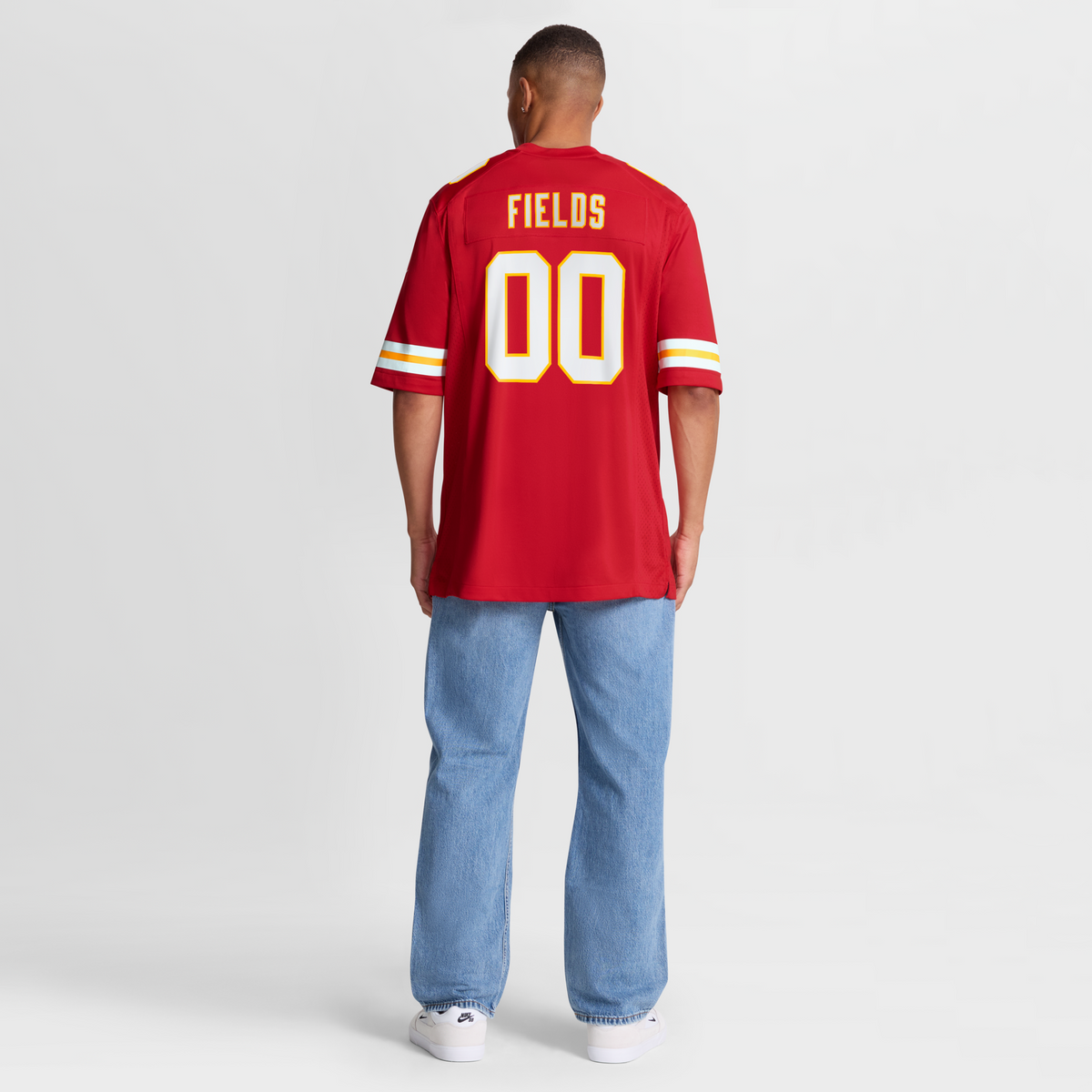 Kansas City Chiefs Justin Fields Red Game Jersey