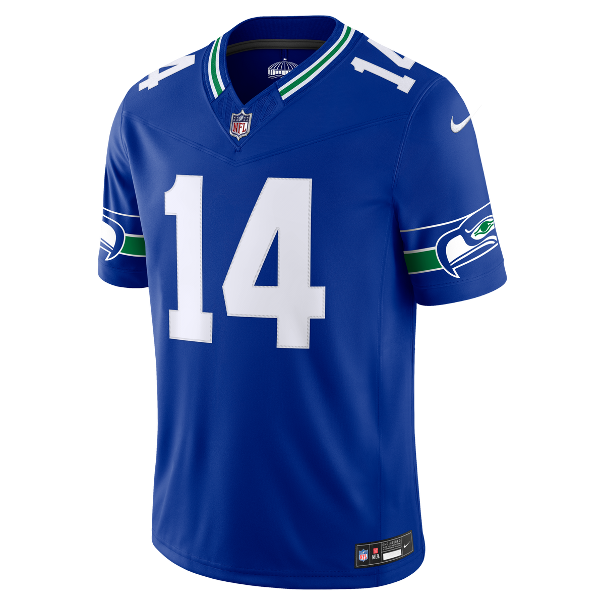 Seattle Seahawks Sam Darnold Royal Alternate Vapor F.U.S.E. Stitched Limited Jersey