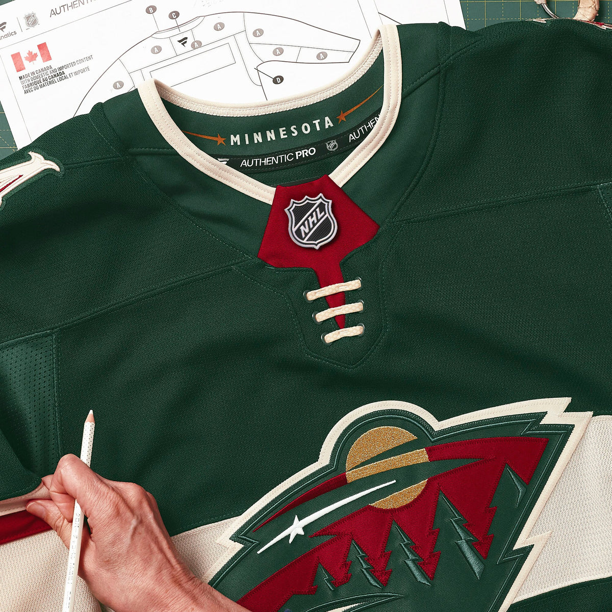 Minnesota Wild Fanatics Green Home Authentic Pro Custom Jersey
