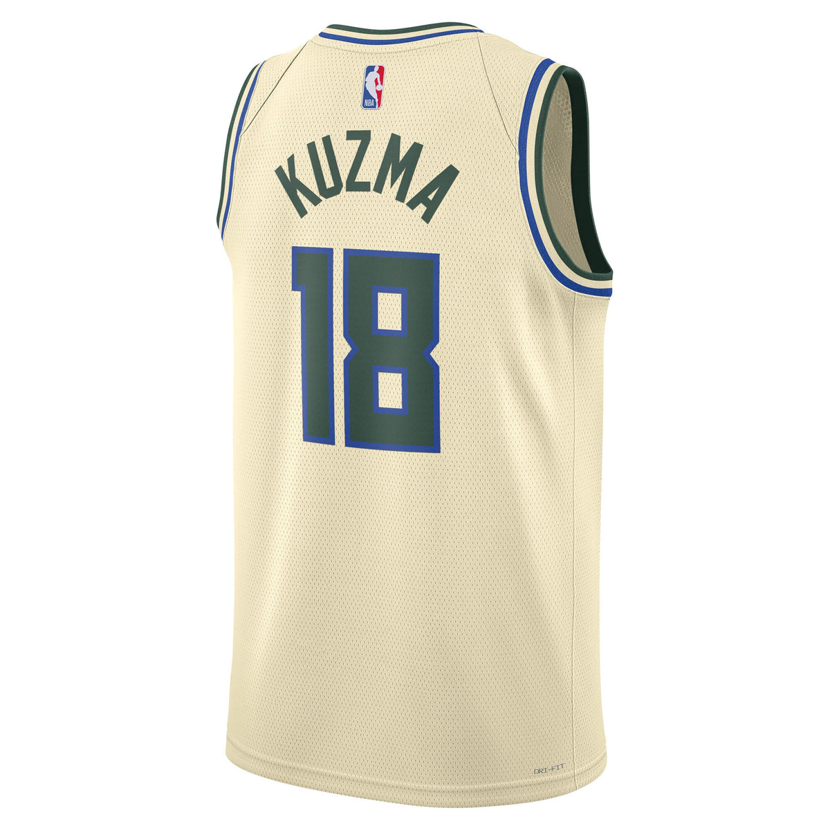 Milwaukee Bucks 2025/26 City Edition Swingman Jersey - Cream - Kyle Kuzma