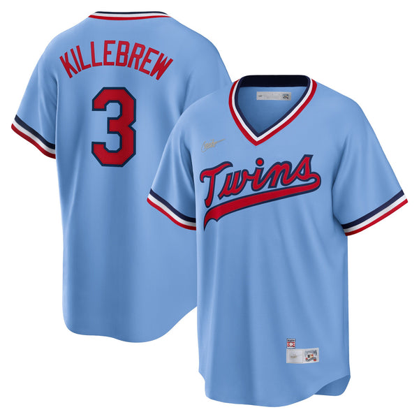 Minnesota Twins Harmon Killebrew Light Blue Road Cooperstown Collection Player Jersey