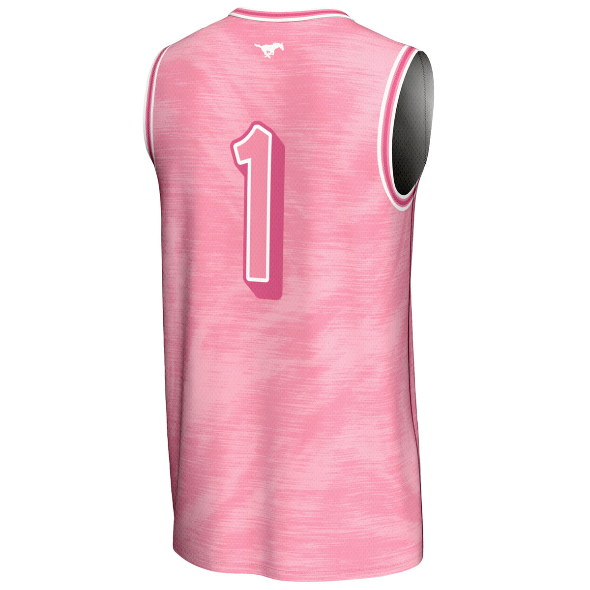 #1 SMU Mustangs GameDay Greats Lightweight Basketball Fashion Jersey - Pink