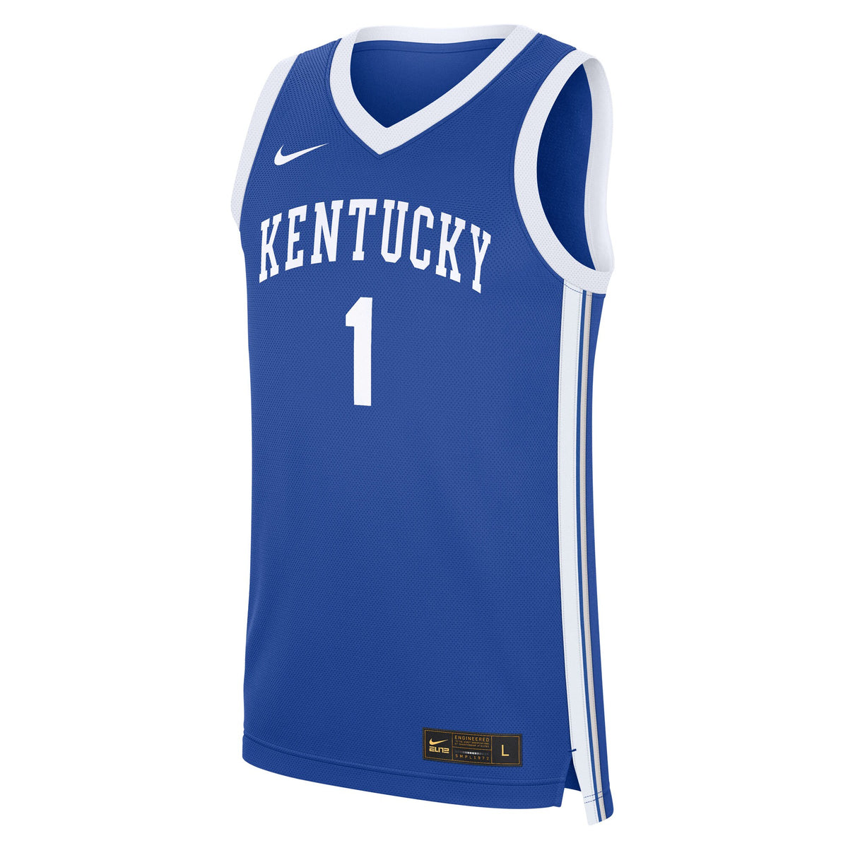 #1 Royal Kentucky Wildcats Road Replica Jersey