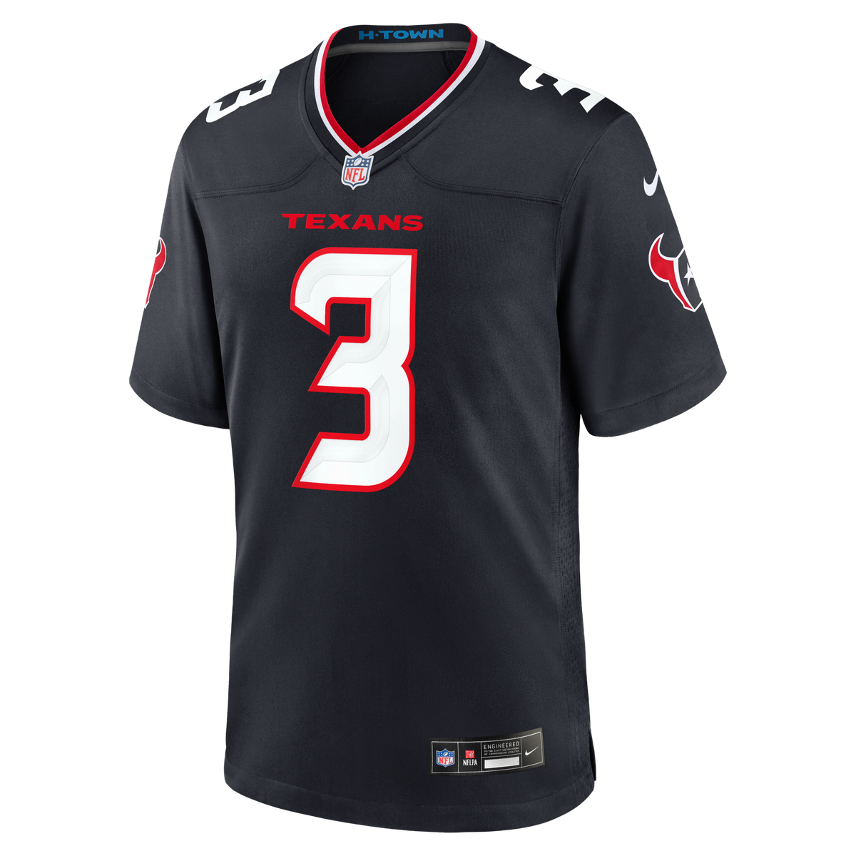 Houston Texans Kamari Lassiter Navy Team Game Jersey