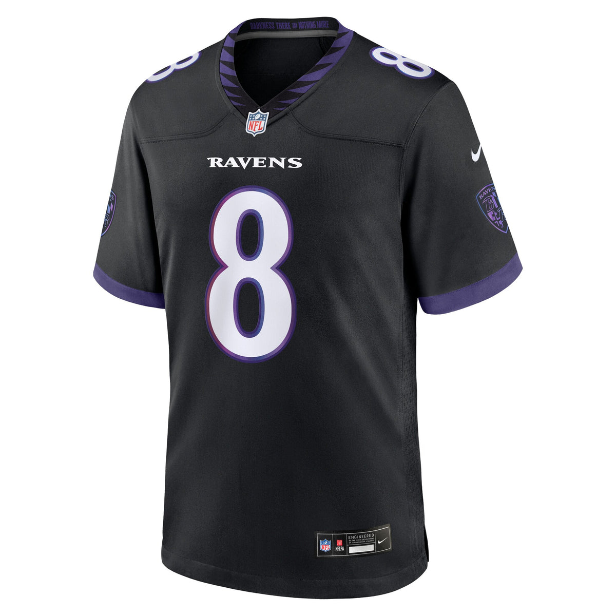 Baltimore Ravens Lamar Jackson Black Alternate Game Jersey