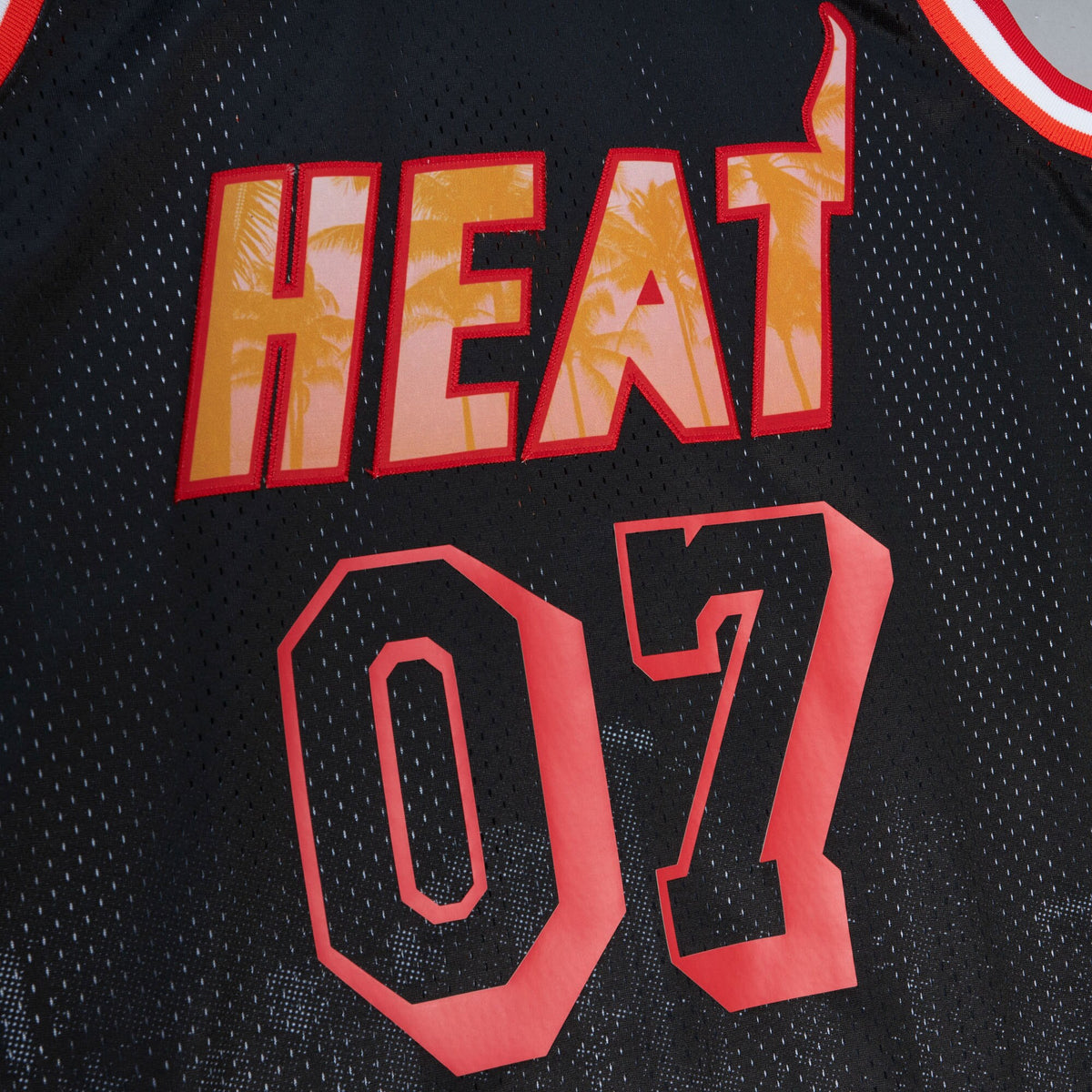 Miami Heat Mitchell & Ness M&N x Nicky Jam Swingman Jersey