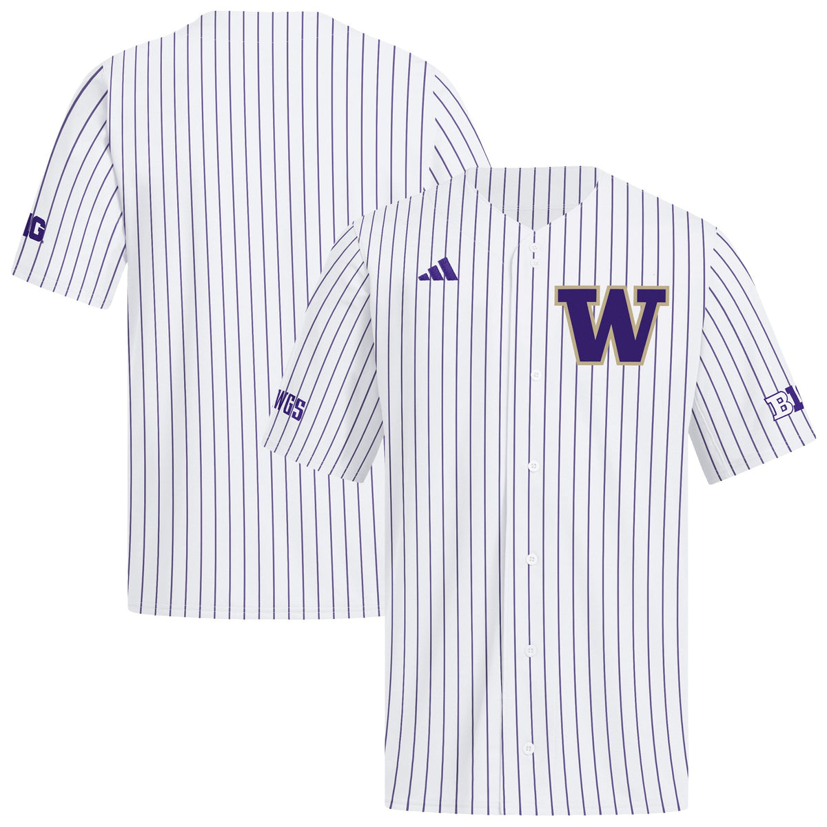 White Washington Huskies Home Replica Baseball Jersey