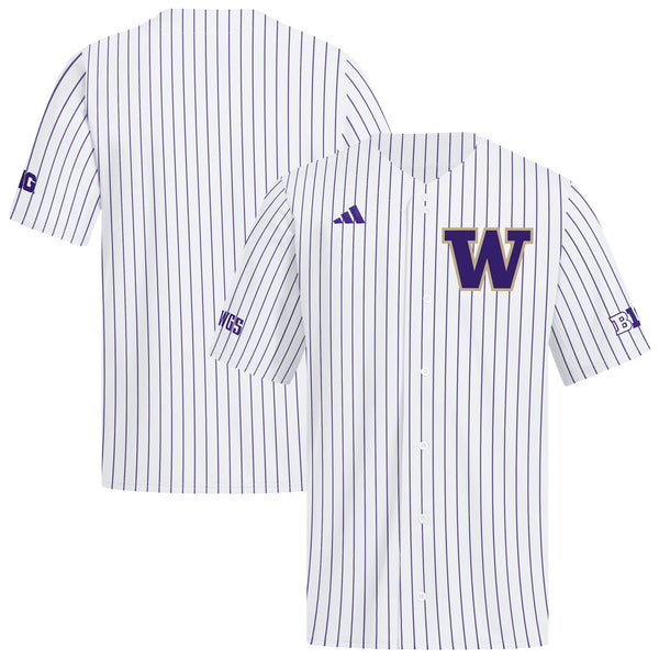 White Washington Huskies Home Replica Baseball Jersey