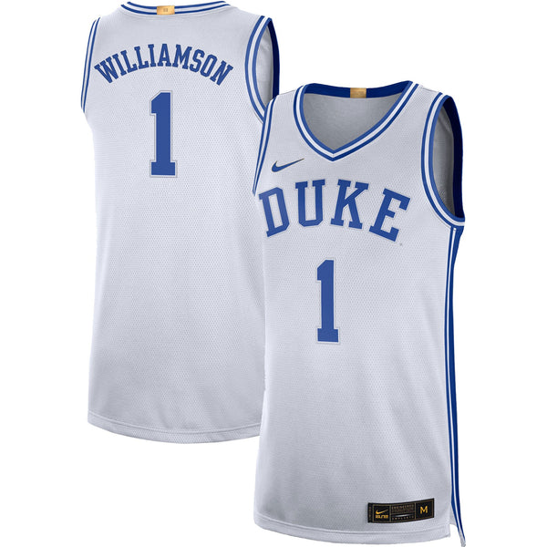 Zion Williamson Duke Blue Devils Limited Basketball Jersey - White