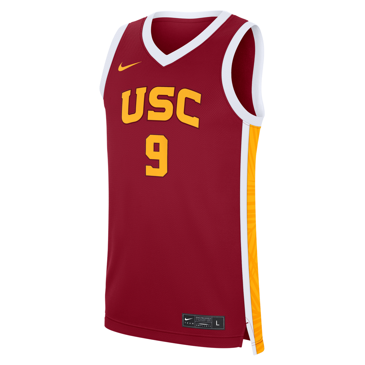 Jazzy Davidson Cardinal USC Trojans Road Replica Basketball Jersey