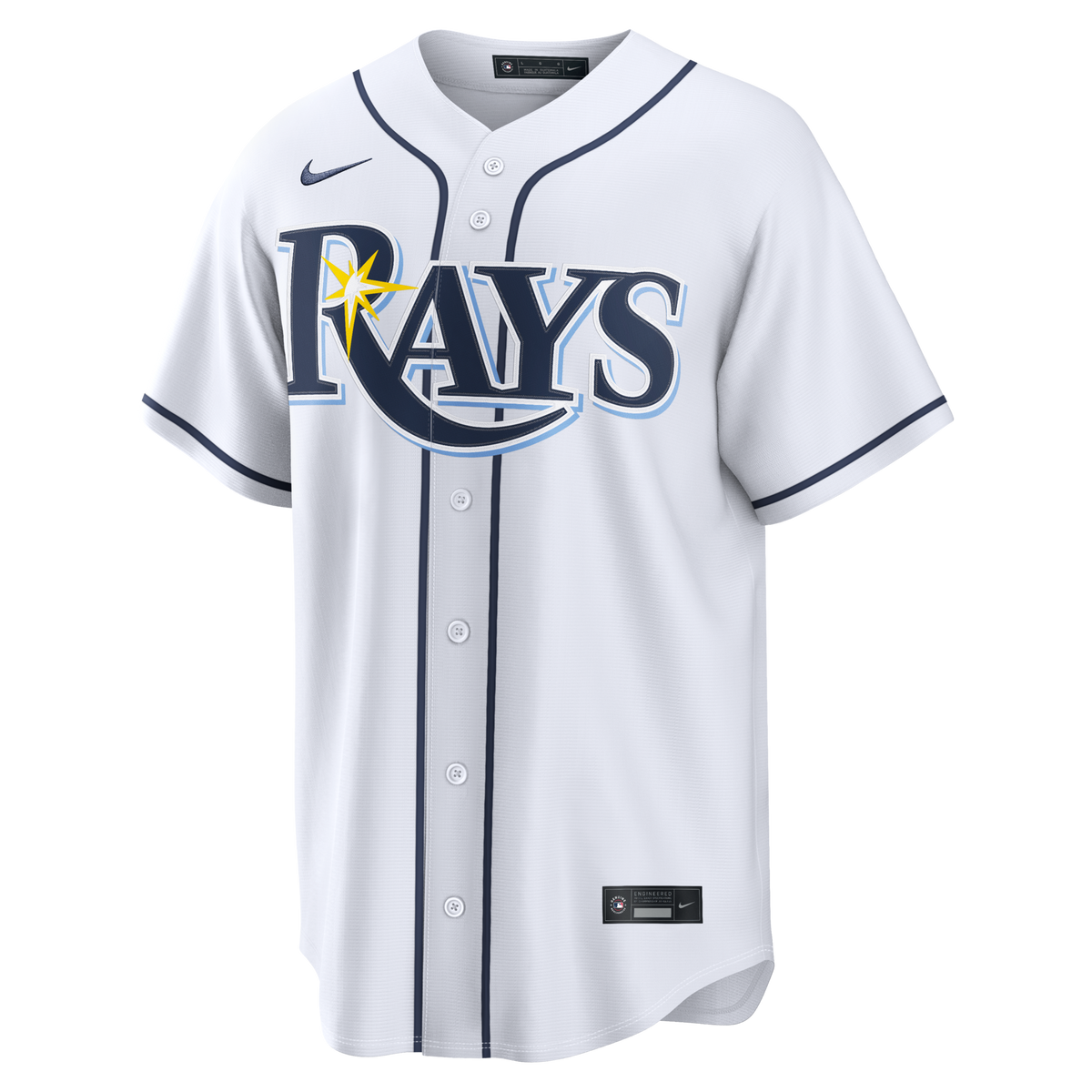 Tampa Bay Rays Freddy Peralta White Home Replica Jersey