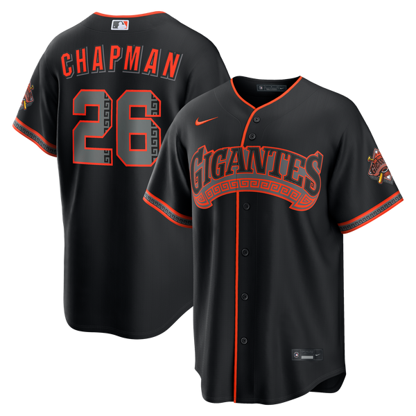 San Francisco Giants Matt Chapman Black Alternate Stadium Jersey
