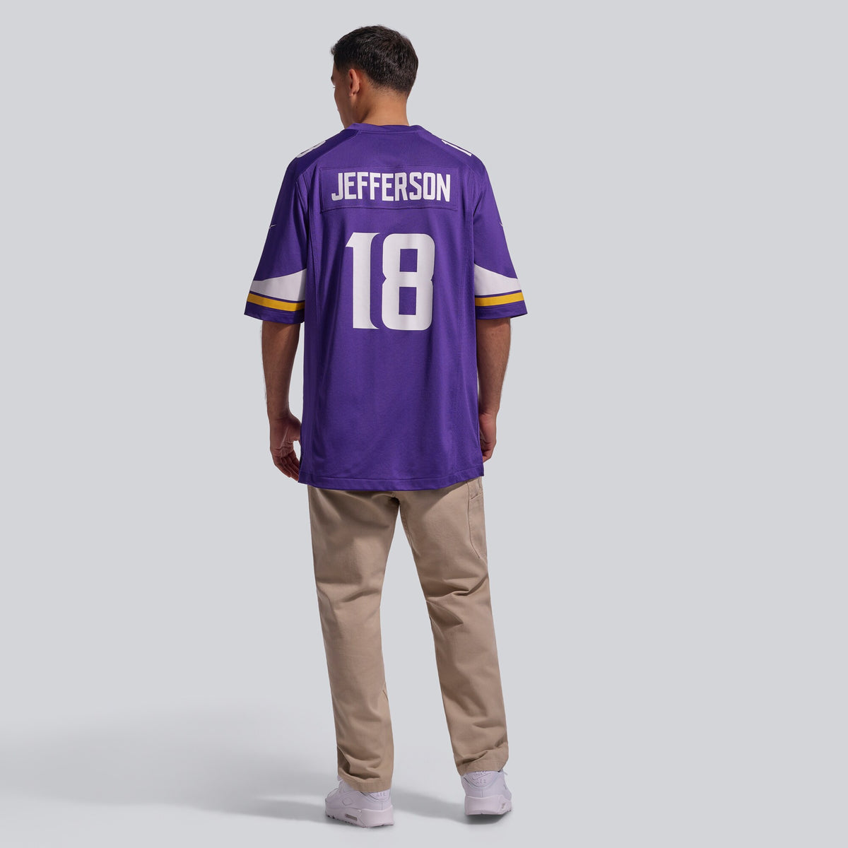 Minnesota Vikings Justin Jefferson Purple Player Game Jersey