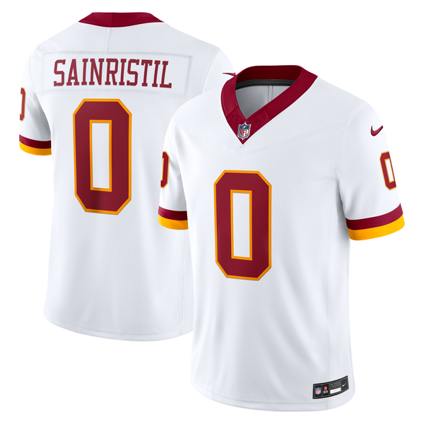 Washington Commanders Mike Sainristil White Vapor F.U.S.E. Stitched Limited Jersey