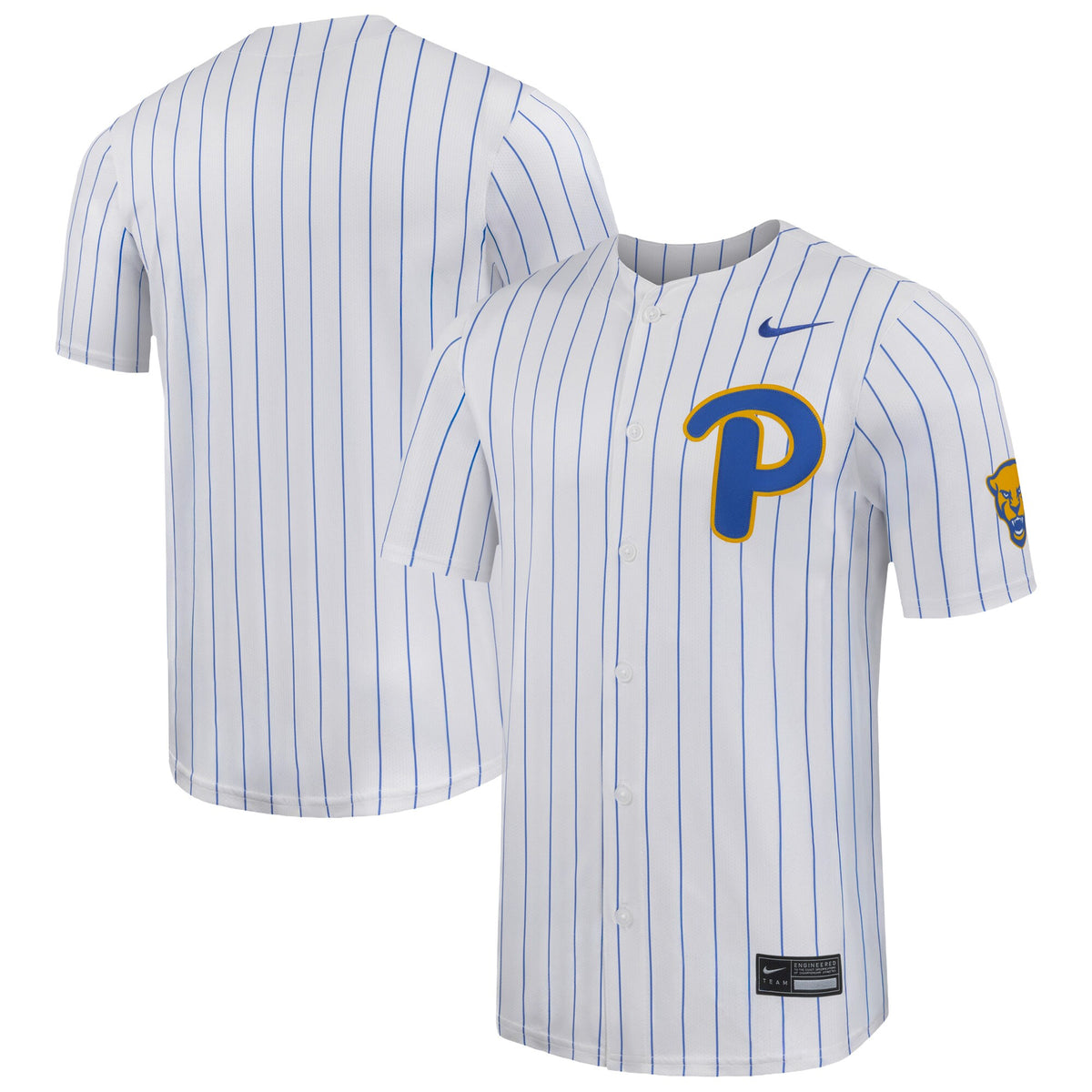 White Pitt Panthers Limited Baseball Jersey