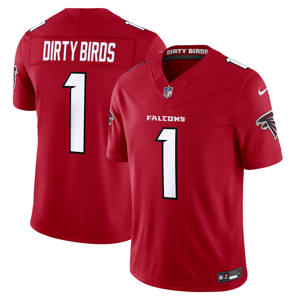Atlanta Falcons Dirty Birds Red Team Vapor F.U.S.E. Stitched Limited Jersey