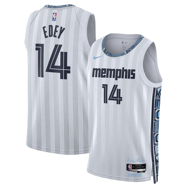 Memphis Grizzlies 2025/26 City Edition Swingman Jersey - Gray - Zach Edey -