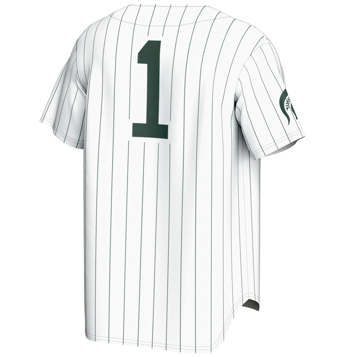 GameDay Greats #1 White Michigan State Spartans Lightweight Baseball Jersey