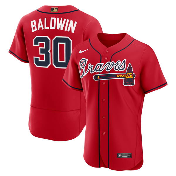Atlanta Braves Drake Baldwin Red MLB Awards Authentic Jersey