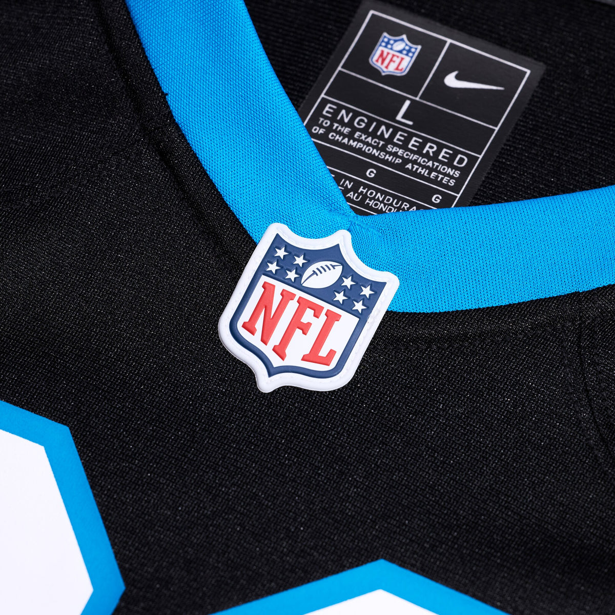 Carolina Panthers Tetairoa McMillan Black Team Game Jersey