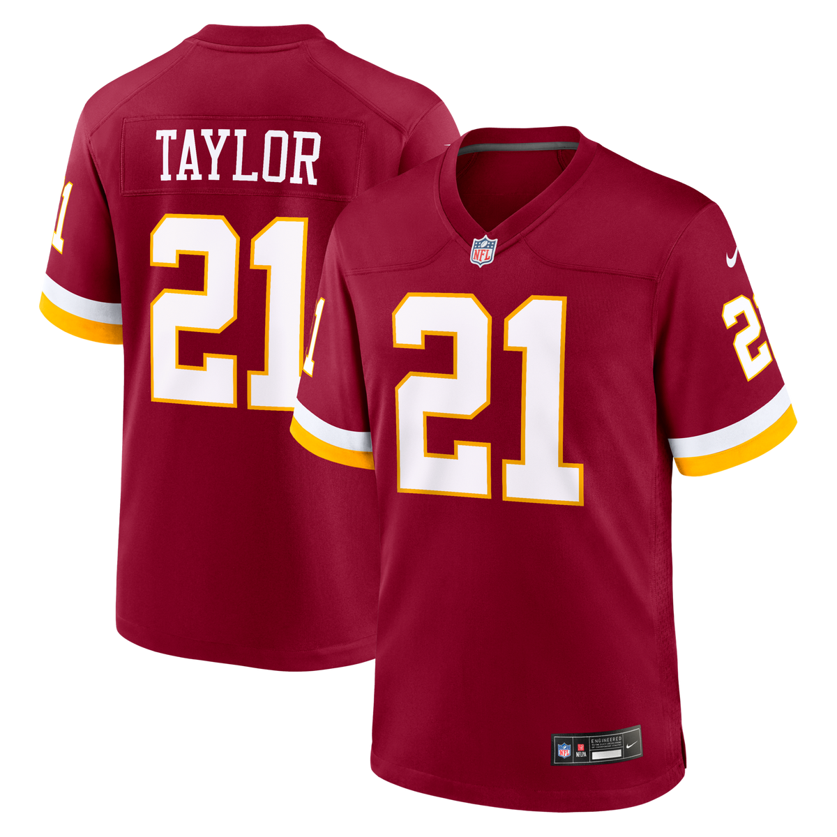 Washington Commanders Sean Taylor Burgundy Retired Player Game Jersey