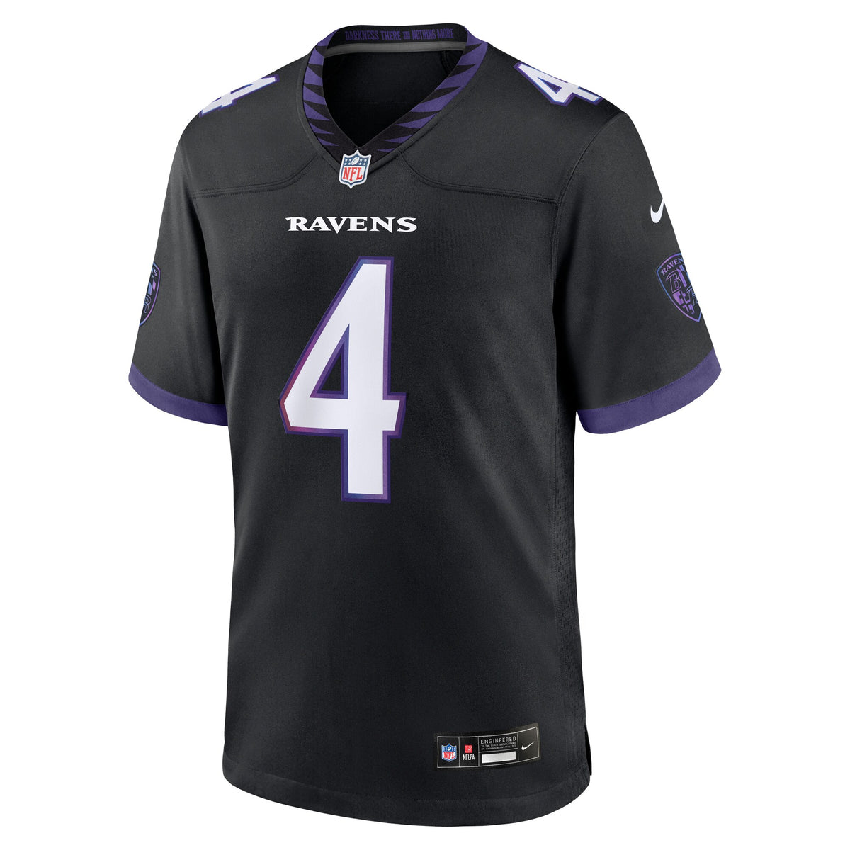 Baltimore Ravens Zay Flowers Black Alternate Game Jersey