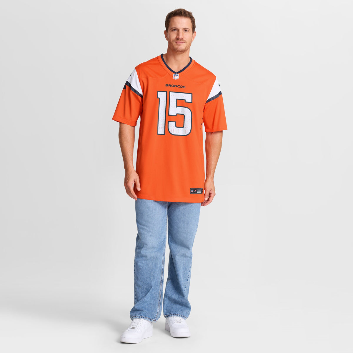 Denver Broncos Nik Bonitto Orange Team Game Jersey