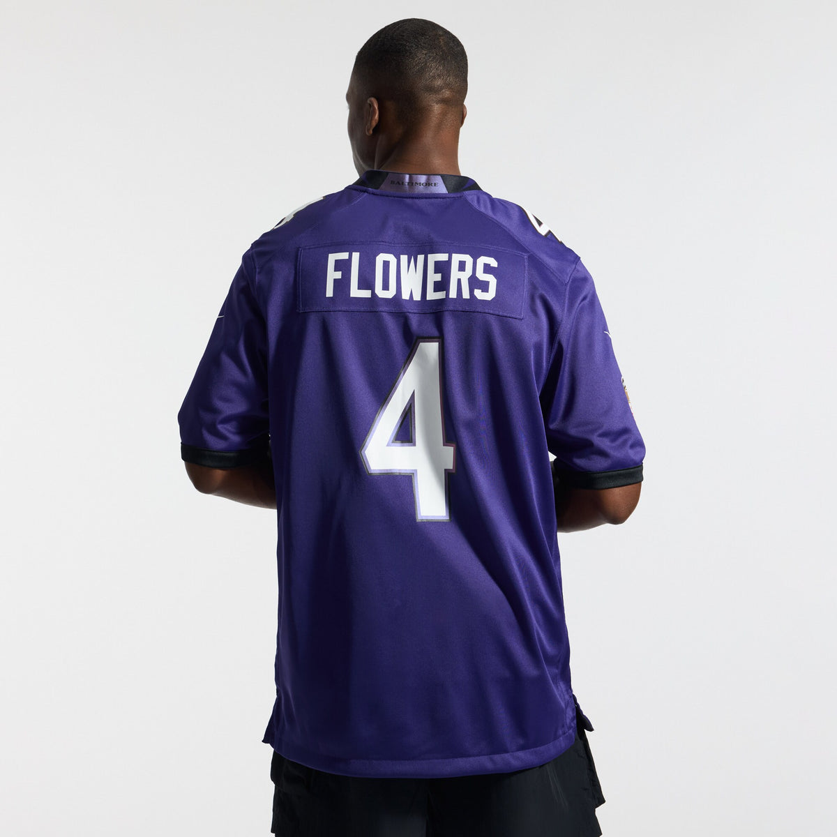 Baltimore Ravens Zay Flowers Purple Team Game Jersey
