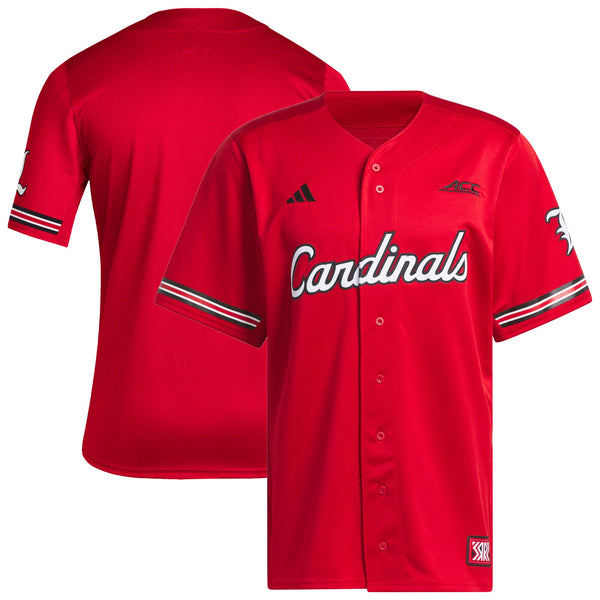 Red Louisville Cardinals Reverse Retro Replica Baseball Jersey