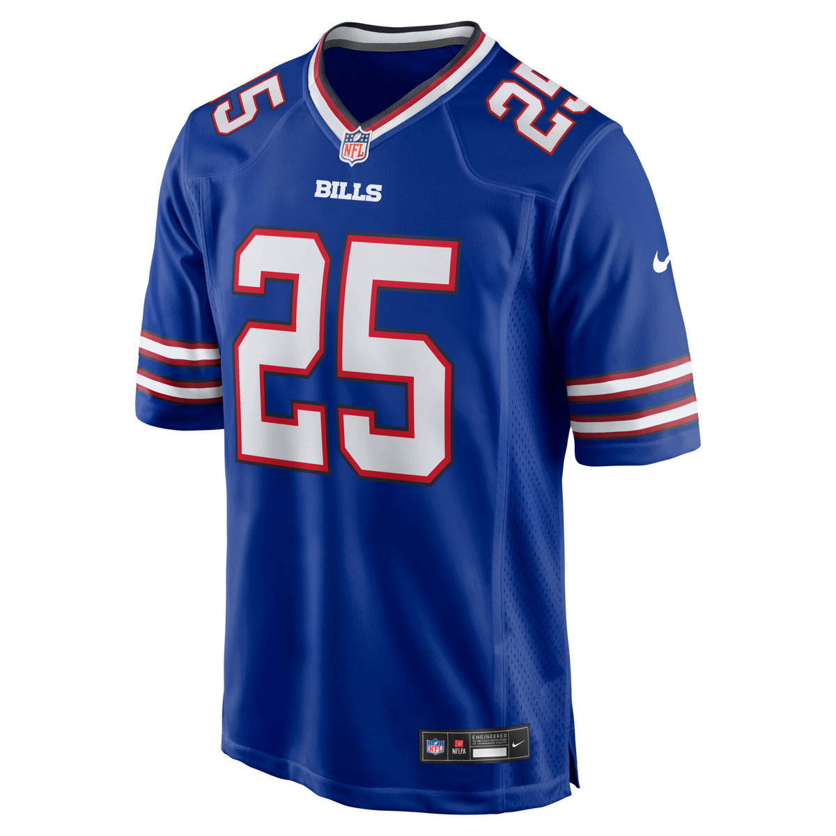 Buffalo Bills Geno Stone Royal Team Game Jersey