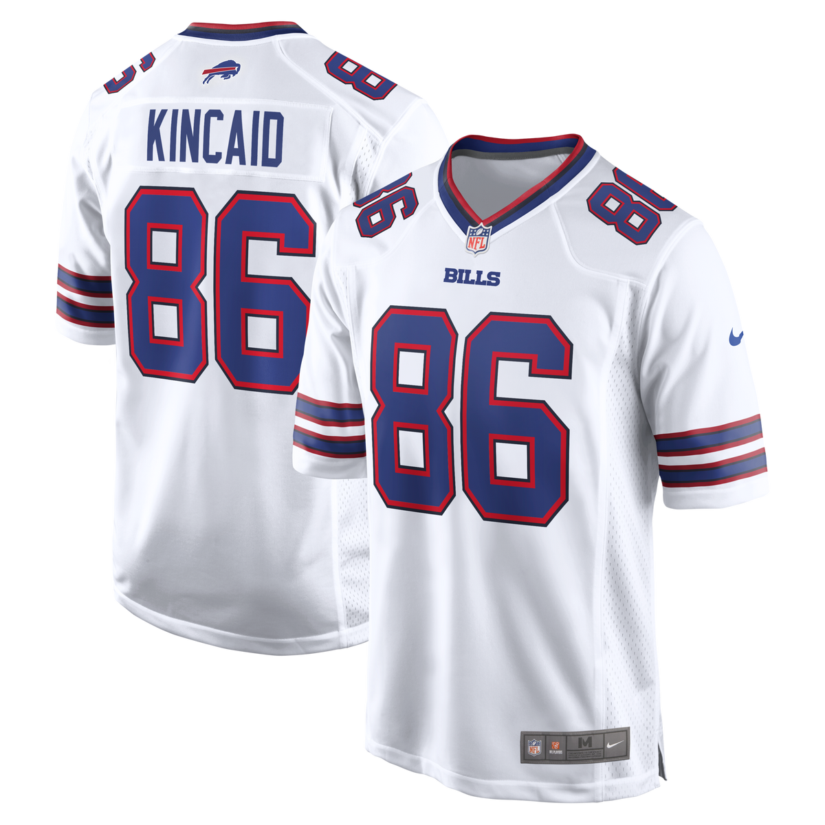 Buffalo Bills Dalton Kincaid White Game Jersey
