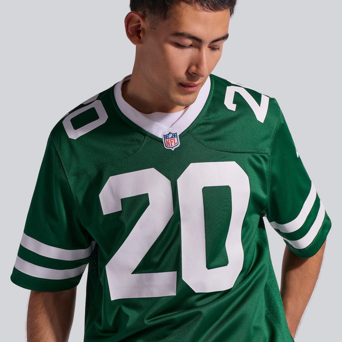 New York Jets Breece Hall Legacy Green Game Jersey