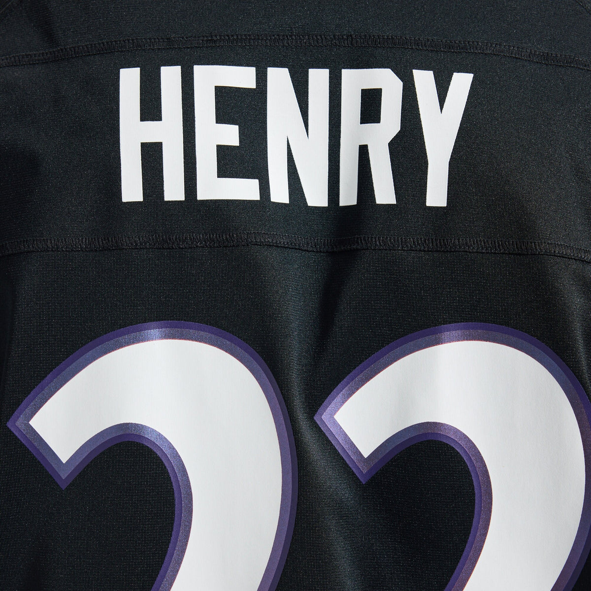 Baltimore Ravens Derrick Henry Black Alternate Game Jersey