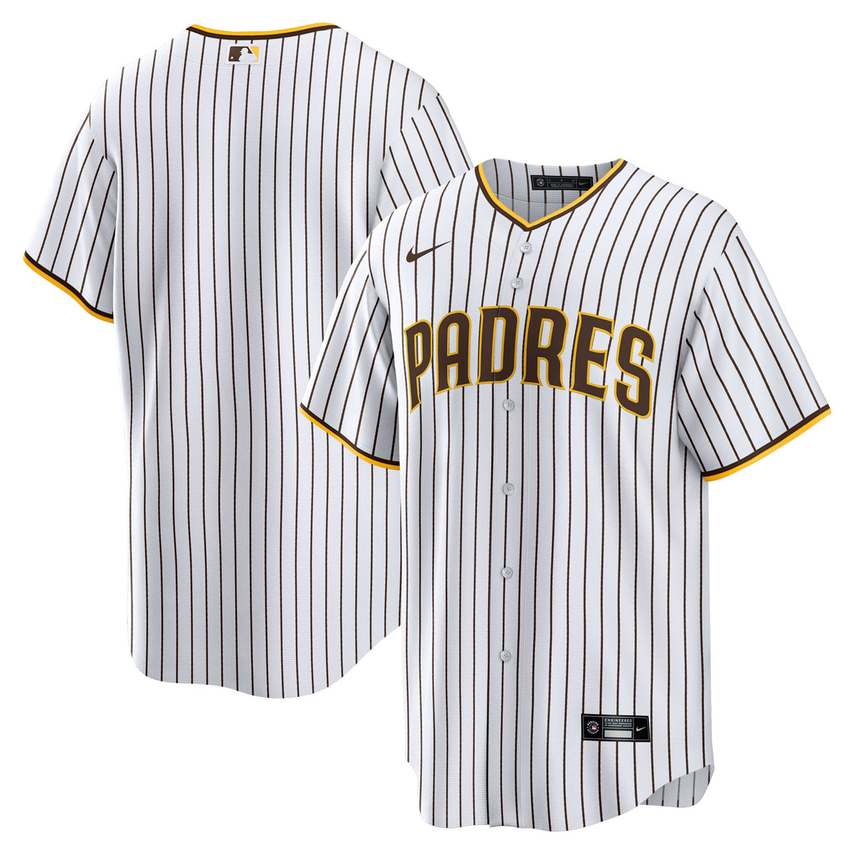San Diego Padres White Home Big & Tall Replica Jersey