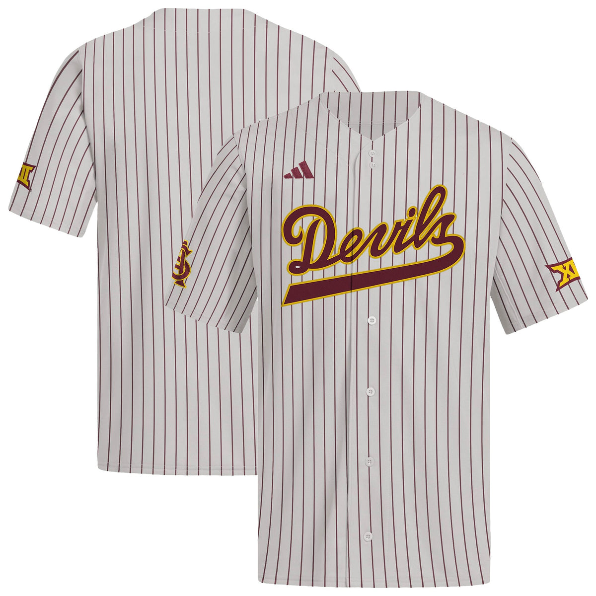 Gray Arizona State Sun Devils Alternate Replica Baseball Jersey