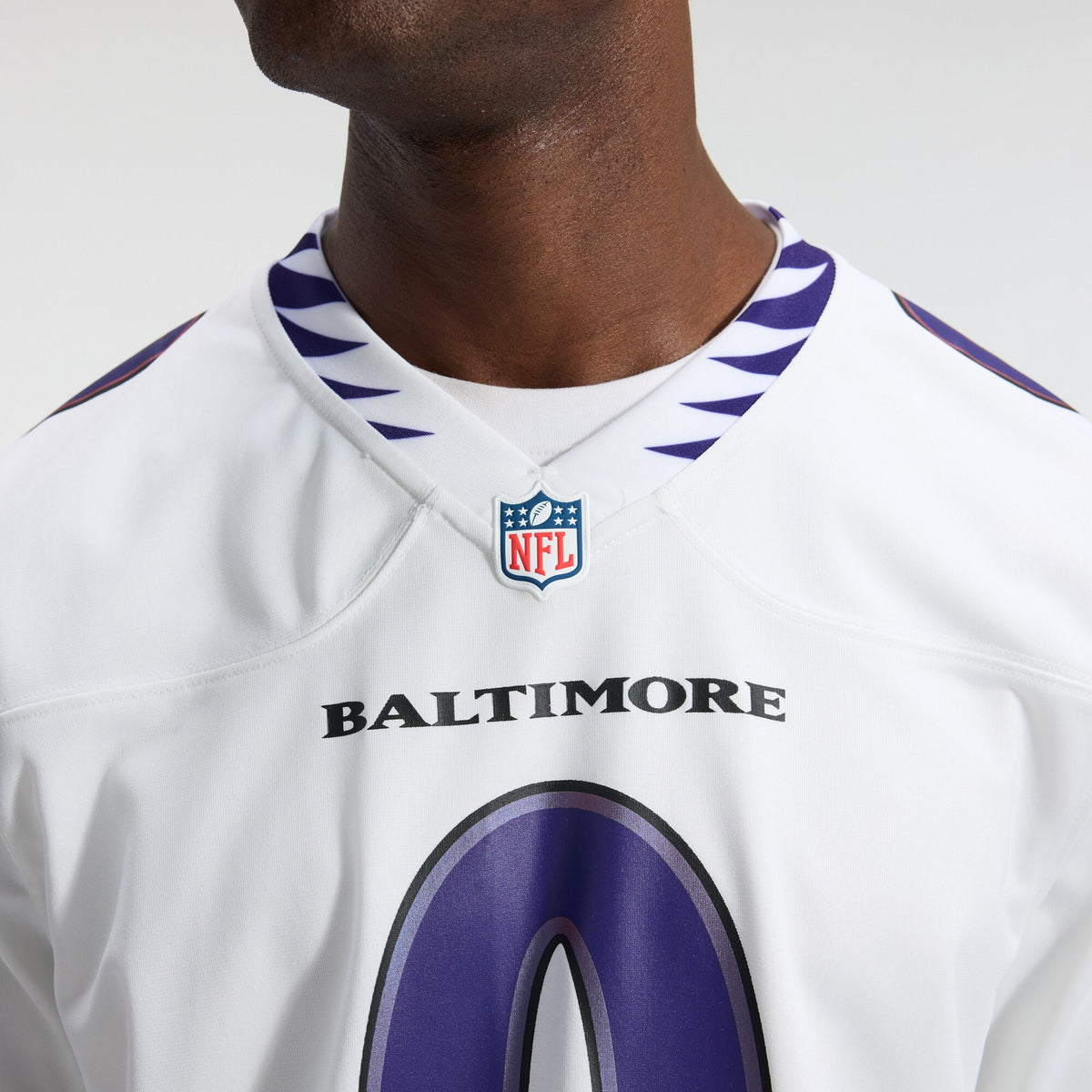 Baltimore Ravens Roquan Smith White Game Jersey