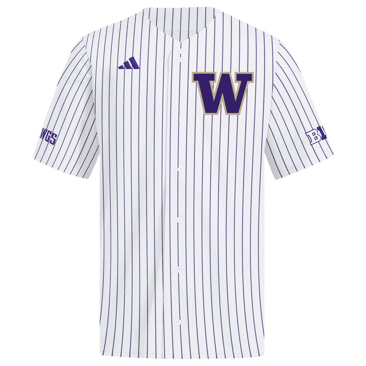 White Washington Huskies Home Replica Baseball Jersey