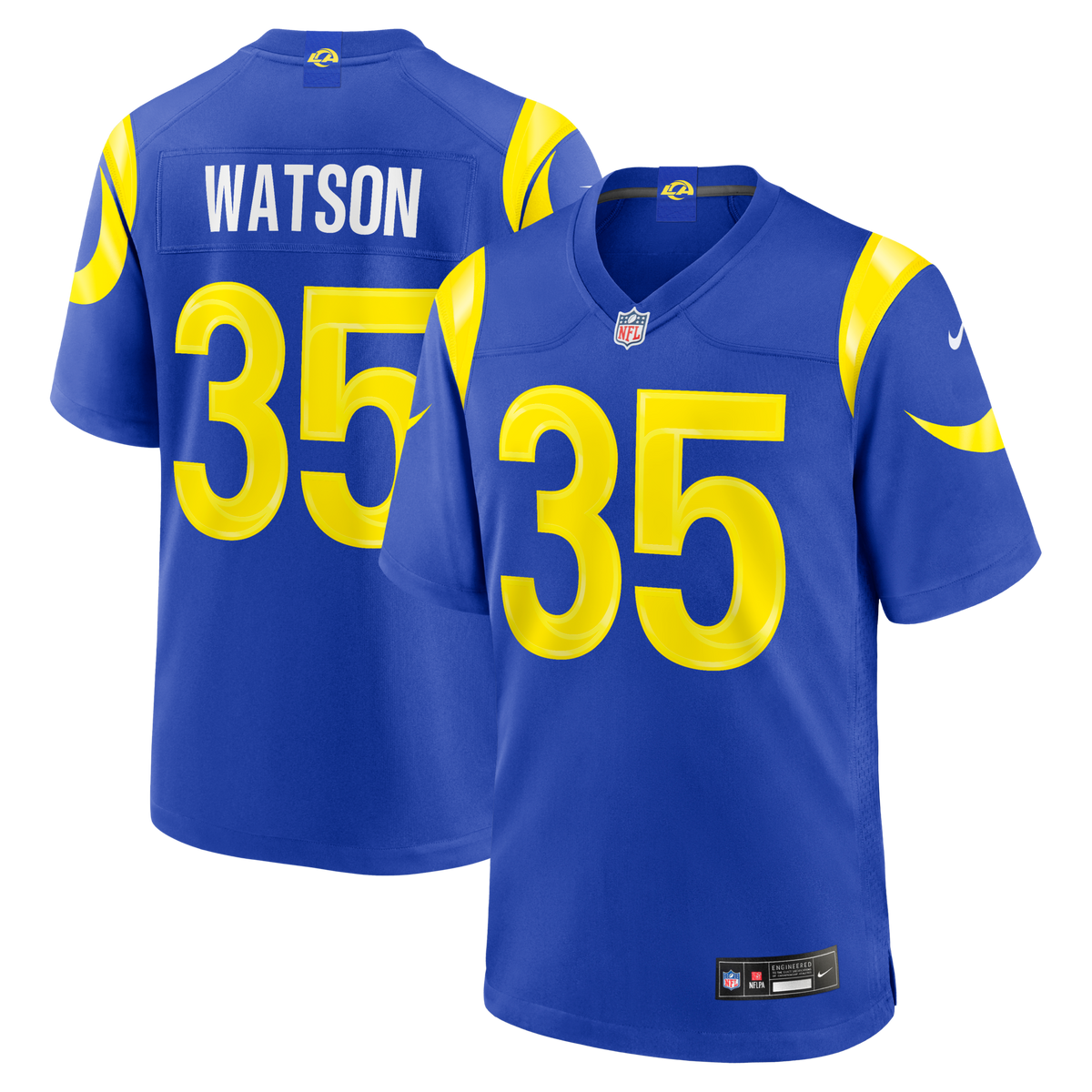 Los Angeles Rams Jaylen Watson Royal Team Game Jersey