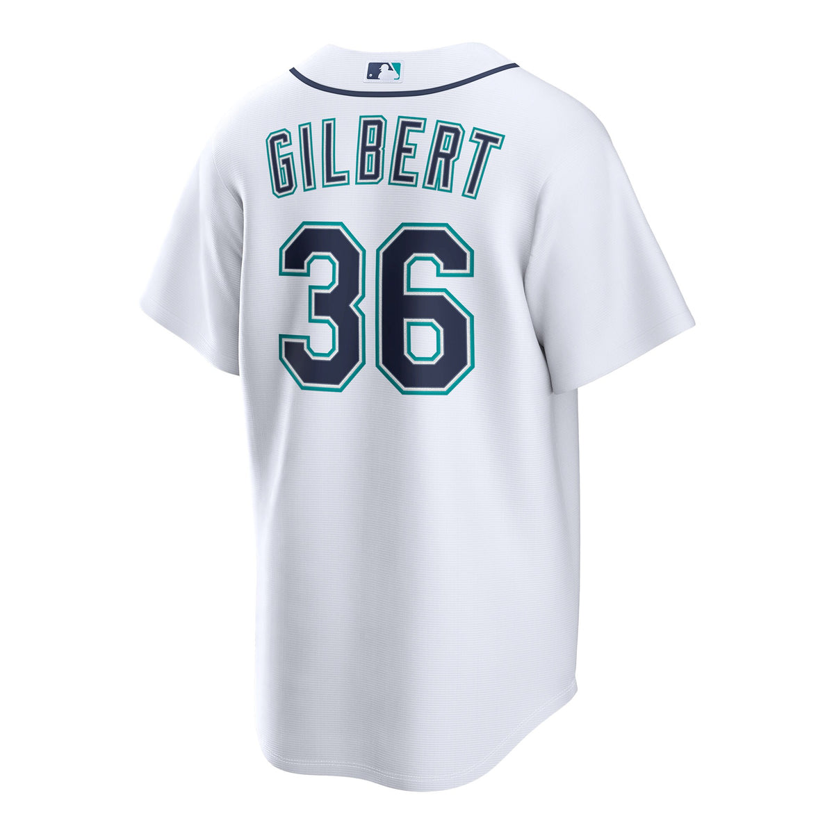 Seattle Mariners Logan Gilbert White Home Replica Jersey