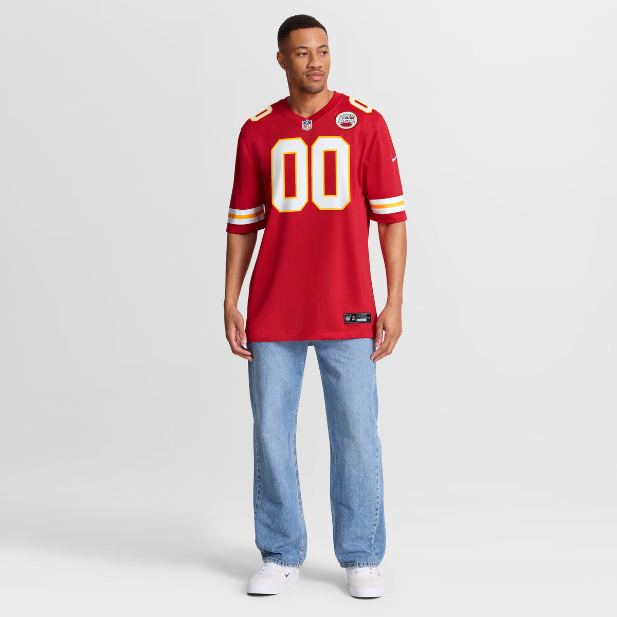 Kansas City Chiefs Red Custom Game Jersey