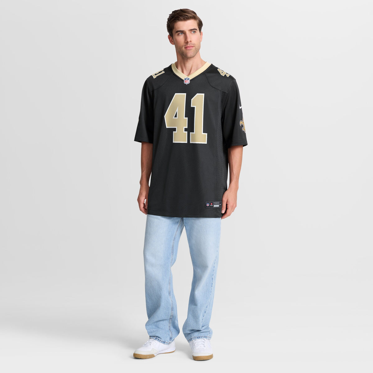 New Orleans Saints Alvin Kamara Black Game Jersey
