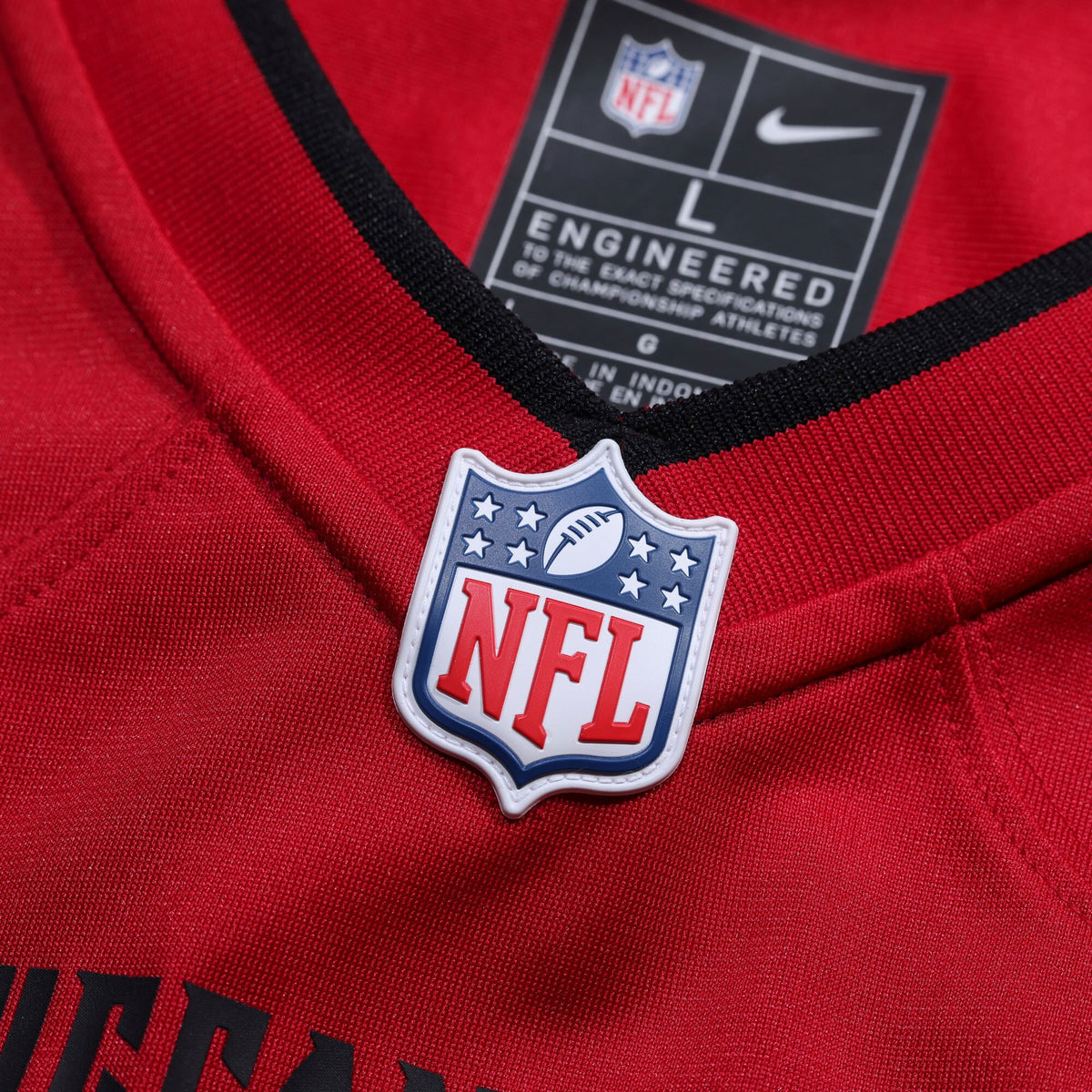 Tampa Bay Buccaneers Tez Johnson Red Team Game Jersey