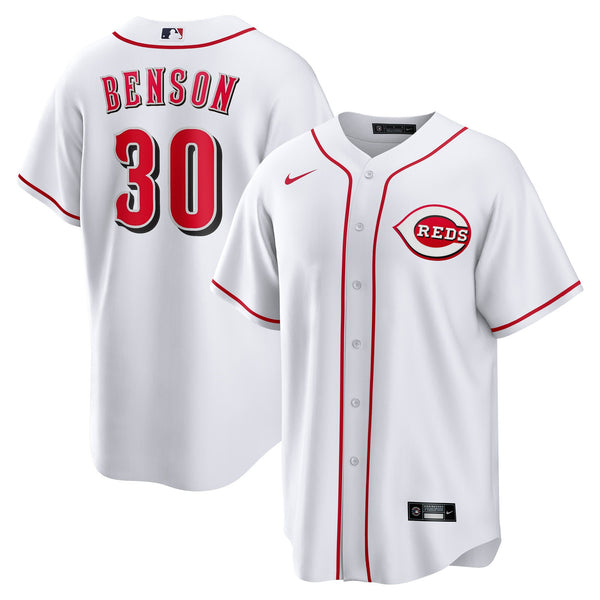 Cincinnati Reds Will Benson White Home Replica Jersey