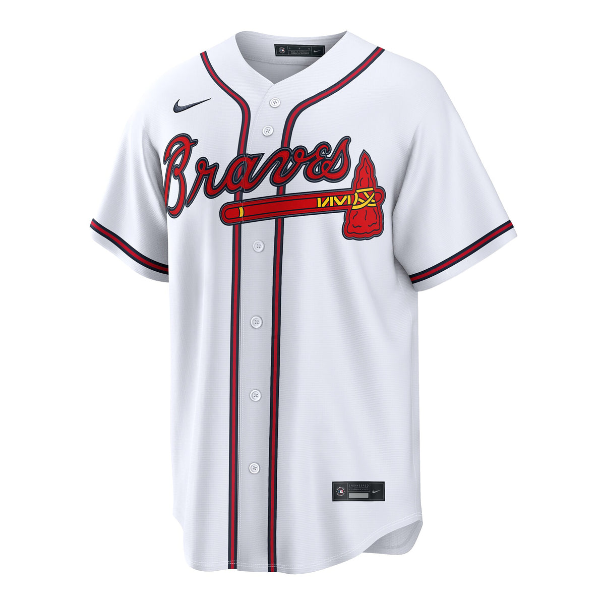 Atlanta Braves Mauricio Dubón White Home Replica Jersey