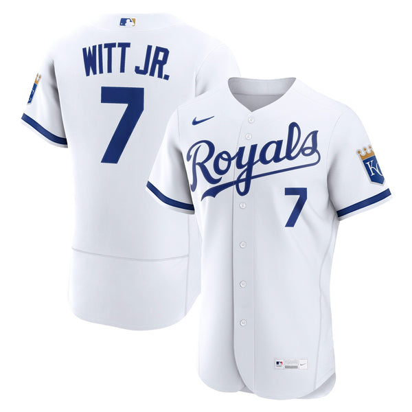 Kansas City Royals Bobby Witt Jr. White Authentic Jersey