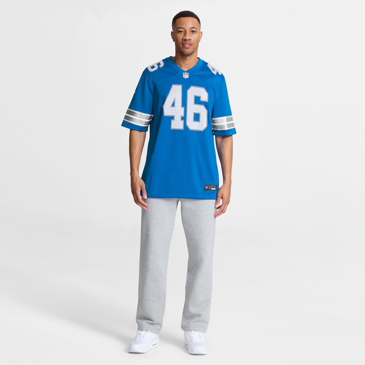 Detroit Lions Jack Campbell Blue Game Jersey