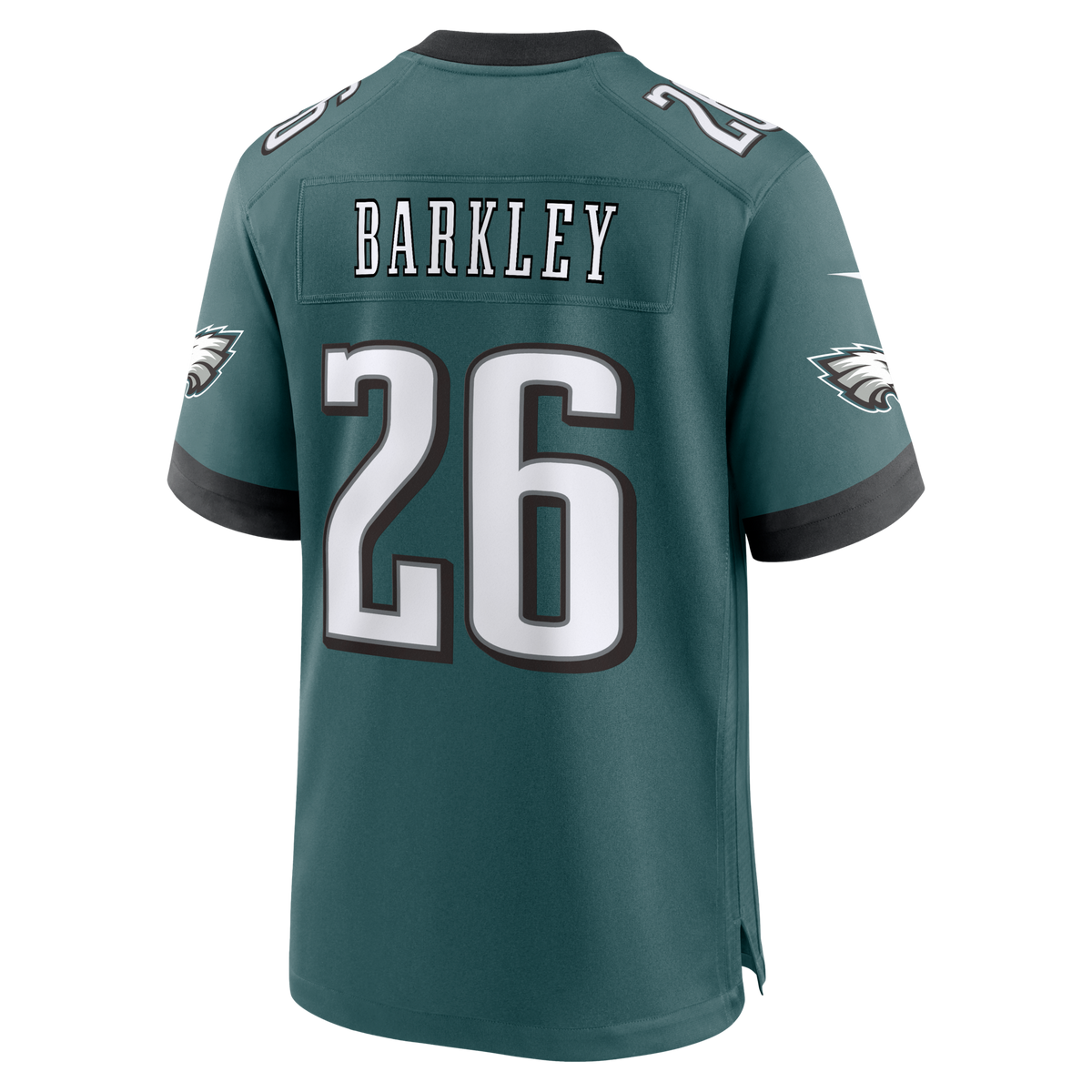 Philadelphia Eagles Saquon Barkley Midnight Green Team Game Jersey