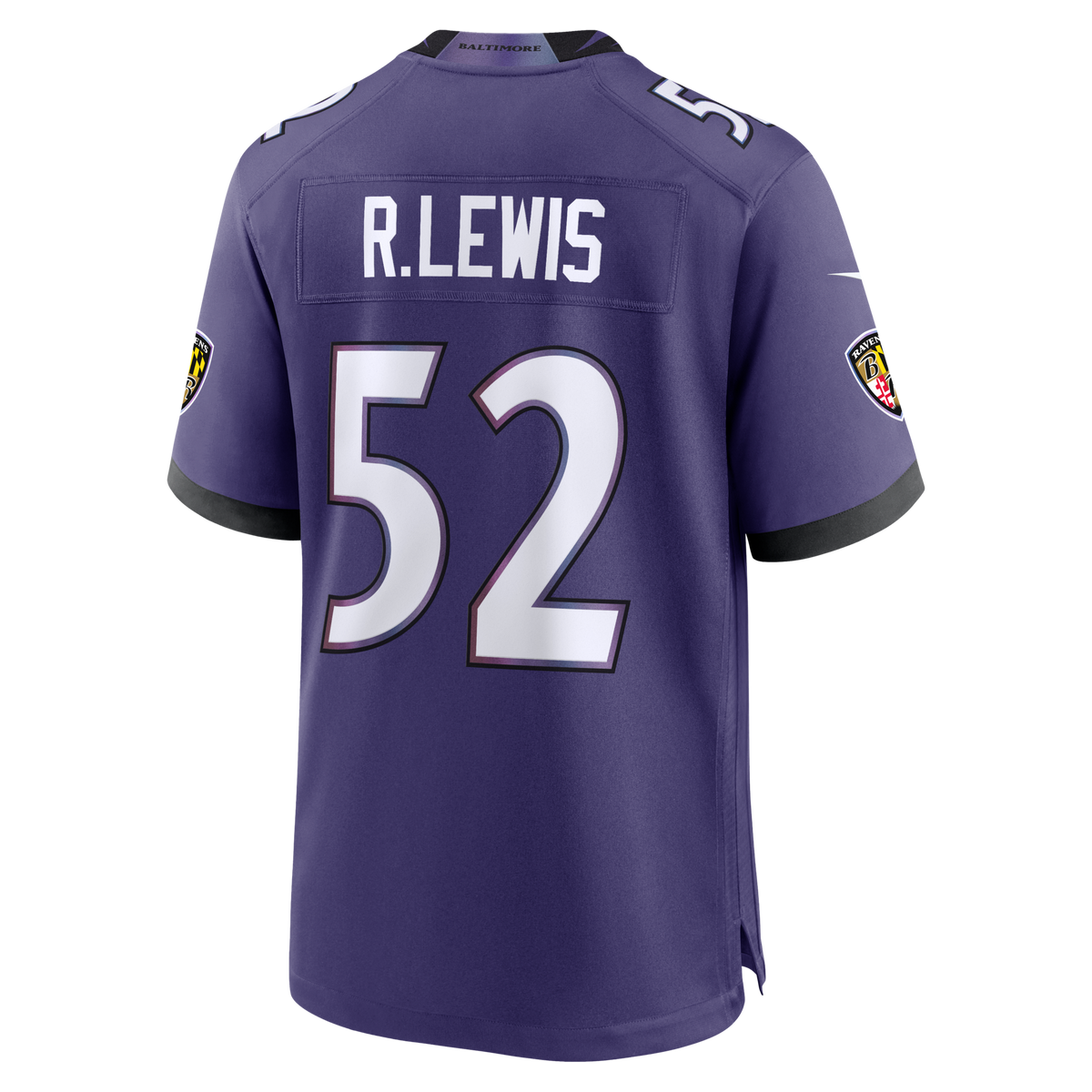 Baltimore Ravens Ray Lewis Purple Team Retired Player Game Jersey