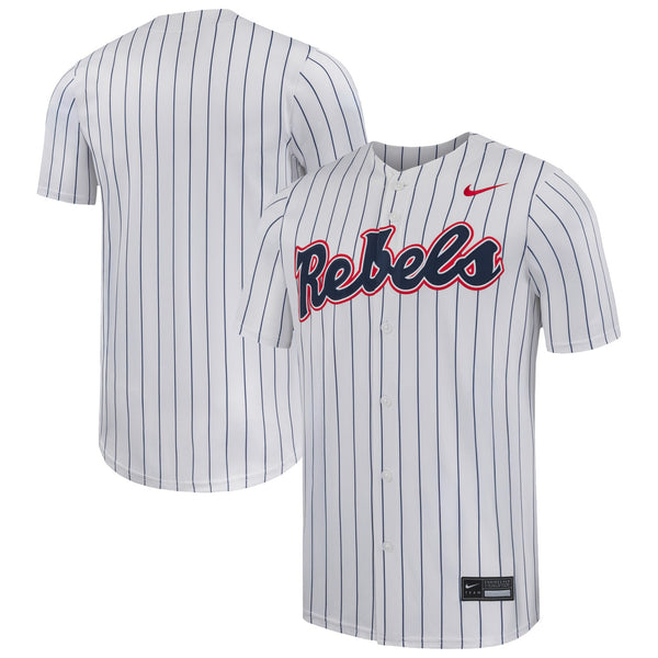 White Ole Miss Rebels Limited Baseball Jersey