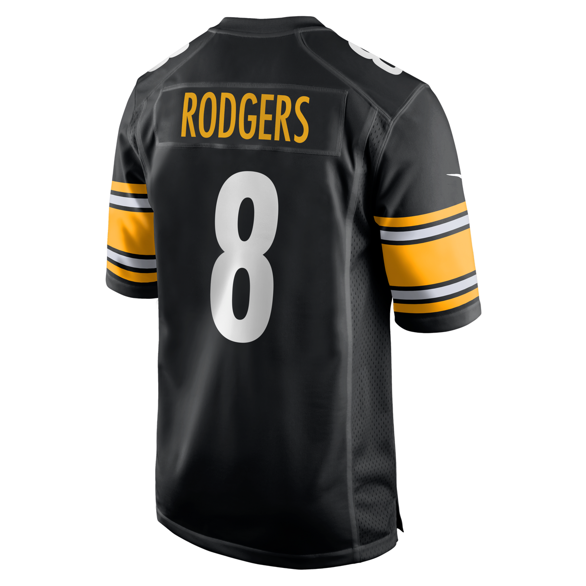 Pittsburgh Steelers Aaron Rodgers Black Game Jersey